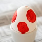 bedrucktes Ei - printed egg
