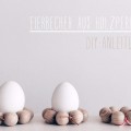 Eierbecher aus Holzkugeln DIY Anleitung