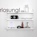 String Pocket Verlosung - Regal fürs Arbeitszimmer