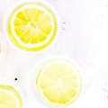 infused water_ geeiste Zitronen, Erfrischung