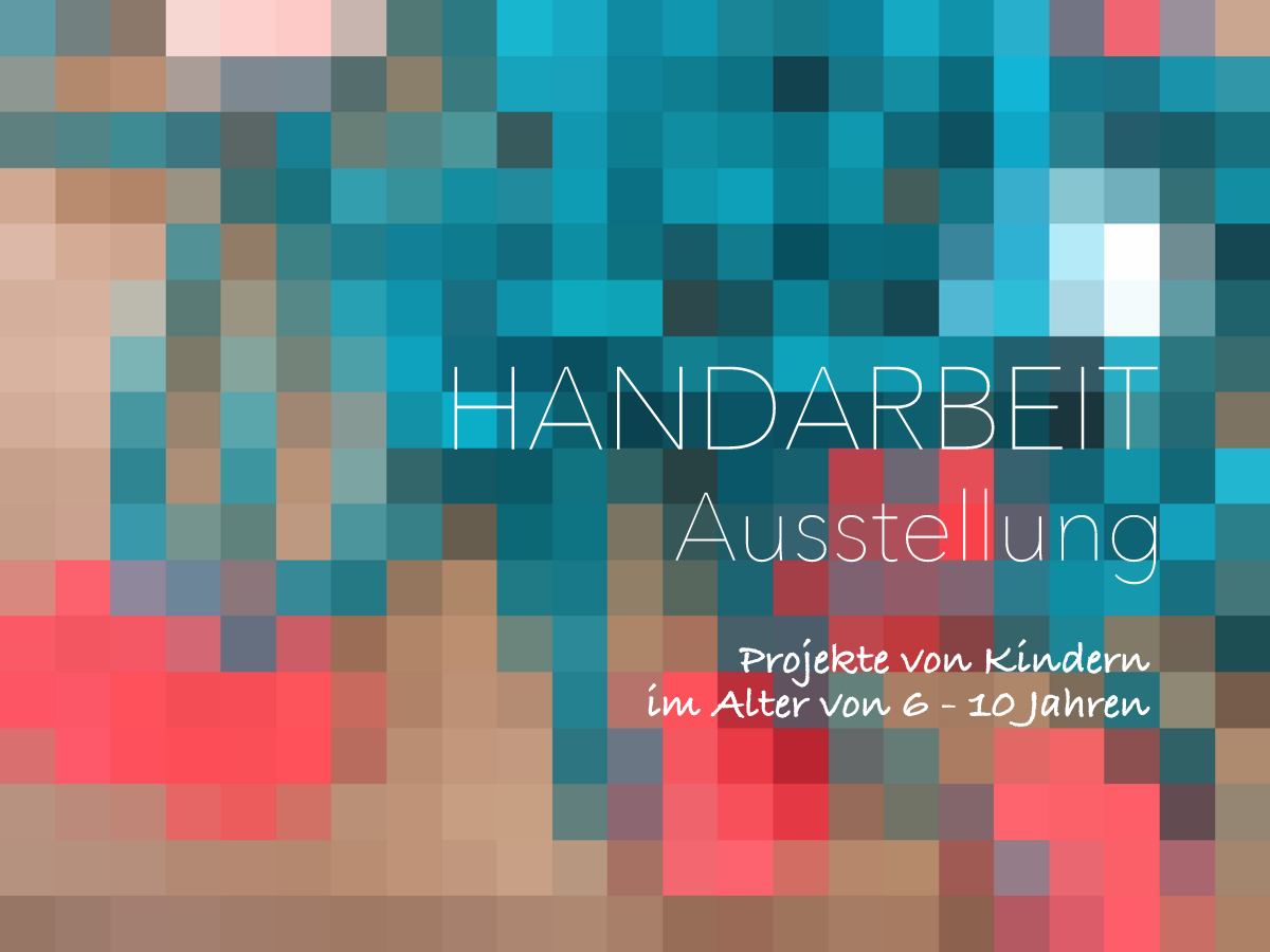Handarbeitskurs für Kinder in Düsseldorf - Ausstellung : häkeln, stricken, sticken, nähen, Monster, Geister, Taschen, Schlüsselanhänger